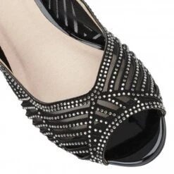 Black & Diamante Immy Open-Toe Shoes | Lotus 9 Black & Diamante Immy Open-Toe Shoes | Lotus -Delux Shoes Shop black diamante immy open toe shoes lotus p12565 28644 medium