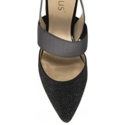 Black & Diamante Joie Slingback Court Shoes | Lotus -Delux Shoes Shop black diamante joie slingback court shoes lotus p13407 32191 medium