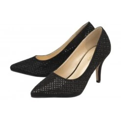 Delux Shoes Shop -Delux Shoes Shop black diamante kayla court shoes lotus p13405 32201 medium
