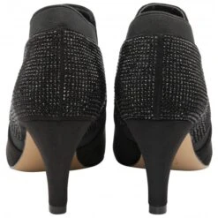 Black & Diamante Kristina Pointed Toe Shoe-Boots | Lotus -Delux Shoes Shop black diamante kristina pointed toe shoe boots lotus p13455 32214 medium