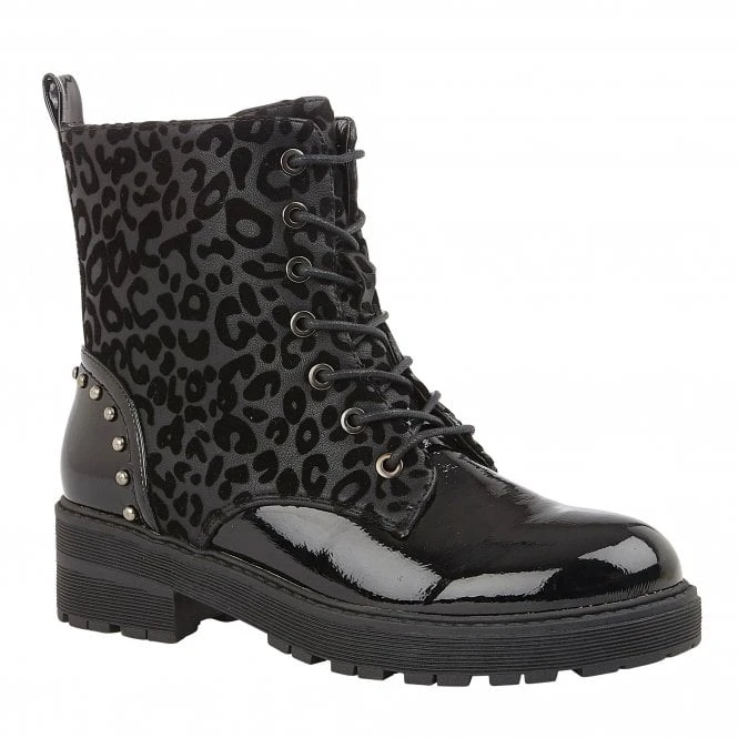 Black Elena Ankle Boots | Lotus 3 Black Elena Ankle Boots | Lotus