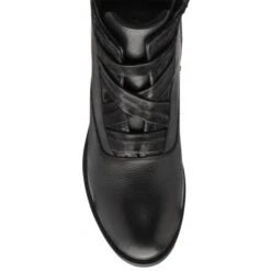 Black Floral-Print Leather Boston Ankle Boots | Lotus -Delux Shoes Shop black floral print leather boston ankle boots lotus p13358 31935 medium