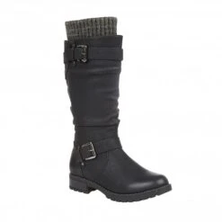 Black Juniper Knee High Boots | Lotus