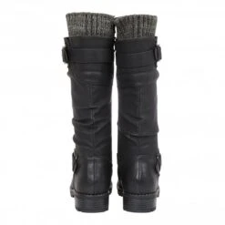 Black Juniper Knee High Boots | Lotus -Delux Shoes Shop black juniper knee high boots lotus p12690 29457 medium