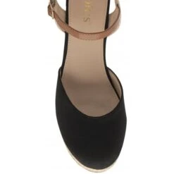 Black Katie Espadrille Wedge Shoes | Lotus -Delux Shoes Shop black katie espadrille wedge shoes lotus p13780 33316 medium