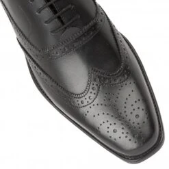 Black Leather Bishop Brogues | Lotus -Delux Shoes Shop black leather bishop brogues lotus p11514 25738 medium