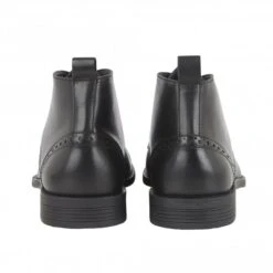 Black Leather Bradley Lace-Up Boots | Lotus -Delux Shoes Shop black leather bradley lace up boots lotus p12395 27901 medium