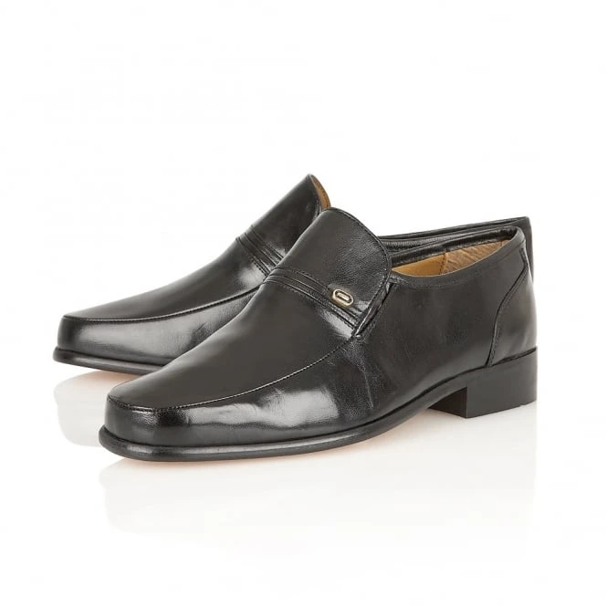 Black Leather Cadogan Shoes | Rombah Wallace 4 Black Leather Cadogan Shoes | Rombah Wallace - Image 2