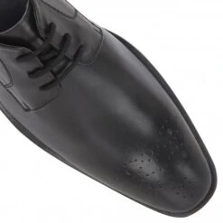 Black Leather Cameron Lace-Up Shoes | Lotus -Delux Shoes Shop black leather cameron lace up shoes lotus p12396 27906 medium