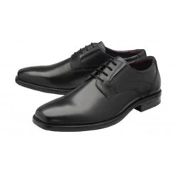 Black Leather Chesham Lace-Up Derby Shoes | Lotus -Delux Shoes Shop black leather chesham lace up derby shoes lotus p13537 31977 medium