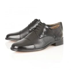 New Products -Delux Shoes Shop black leather farnham lace up shoes rombah wallace p1139 6787 medium