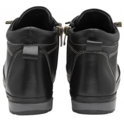 Black Leather Frida Ankle Boots | Lotus -Delux Shoes Shop black leather frida ankle boots lotus p13380 32106 medium