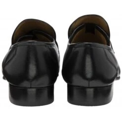 Black Leather Galligan Loafers | Rombah Wallace -Delux Shoes Shop black leather galligan loafers rombah wallace p10278 32122 medium