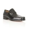 Black Leather Lowndes Loafers | Rombah Wallace -Delux Shoes Shop black leather lowndes loafers rombah wallace p9 6798 medium
