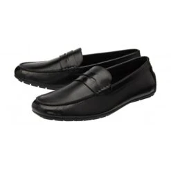 New Products -Delux Shoes Shop black leather marcel loafers lotus p14061 33365 medium