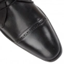 Black Leather Norris Lace-Up Boots | Lotus -Delux Shoes Shop black leather norris lace up boots lotus p12735 29466 medium