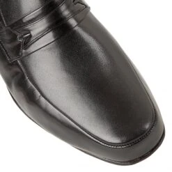 Black Leather Regent Loafers | Rombah Wallace -Delux Shoes Shop black leather regent loafers rombah wallace p11 6769 medium