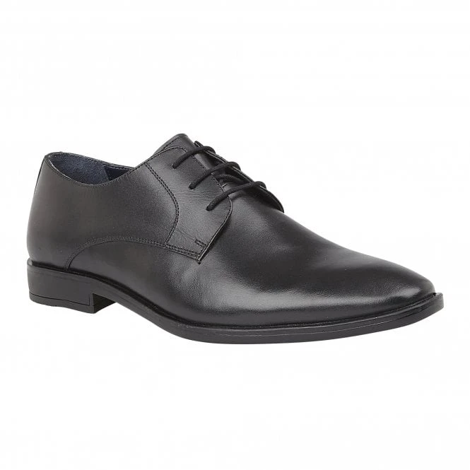 Black Leather Ross Lace-Up Derby Shoes | Lotus 3 Black Leather Ross Lace-Up Derby Shoes | Lotus