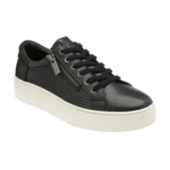 Black Leather Stroud Casual Trainers | Stressless By Lotus
