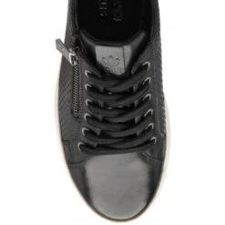 Black Leather Stroud Casual Trainers | Stressless By Lotus -Delux Shoes Shop black leather stroud casual trainers stressless by lotus p13400 32423 medium