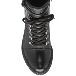 Black Leather Virginia Heeled Zip-Up Ankle Boots | Lotus -Delux Shoes Shop black leather virginia heeled zip up ankle boots lotus p13368 32451 medium