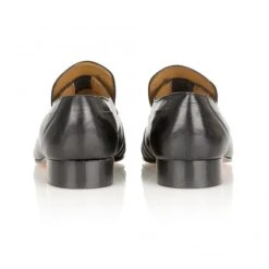 Black Leather Warwick Loafers | Rombah Wallace -Delux Shoes Shop black leather warwick loafers rombah wallace p7 6791 medium