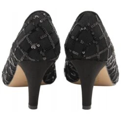 Black Lucia Patterned Court Shoes | Lotus -Delux Shoes Shop black lucia patterned court shoes lotus p13409 32254 medium