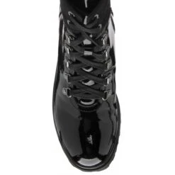 Black Patent Alder Zip-Up Ankle Boots | Lotus -Delux Shoes Shop black patent alder zip up ankle boots lotus p13364 31867 medium