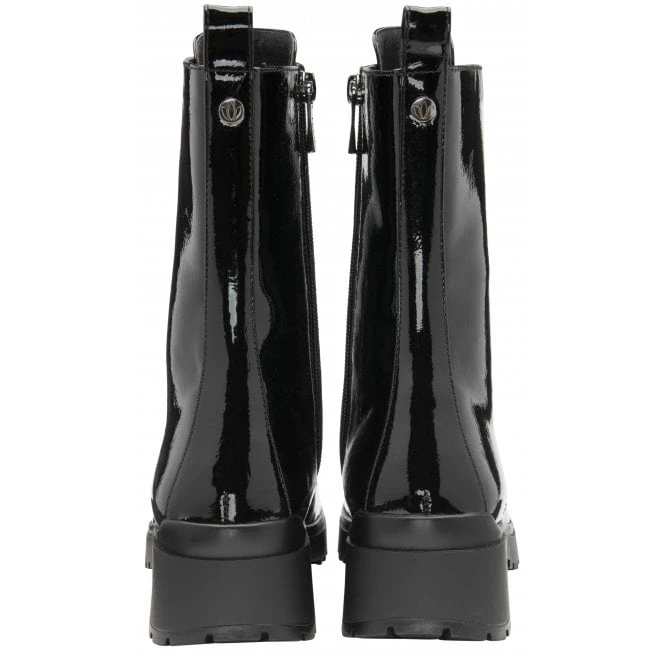 Black Patent Delaney Mid-Calf Boots | Lotus 5 Black Patent Delaney Mid-Calf Boots | Lotus - Image 3