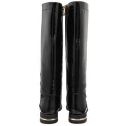 Black Patent Lisa Knee High Boots | Lotus -Delux Shoes Shop black patent lisa knee high boots lotus p13386 32246 medium