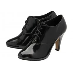 Delux Shoes Shop -Delux Shoes Shop black patent sonia shoe boots lotus p13494 32409 medium