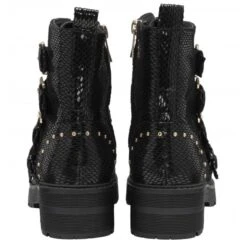 Black Snake-Print Eve Ankle Boots | Lotus -Delux Shoes Shop black snake print eve ankle boots lotus p13017 30683 medium