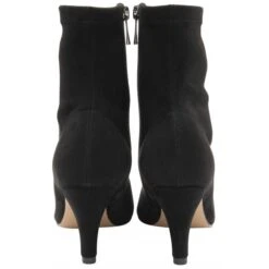 Black-Stretch Microfibre Camilla Ankle Boots | Lotus -Delux Shoes Shop black stretch microfibre camilla ankle boots lotus p13369 32510 medium