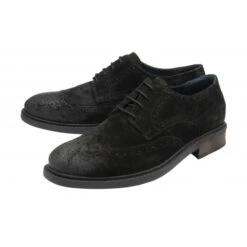 Black Suede Dunford Lace-Up Brogues | Lotus 7 Black Suede Dunford Lace-Up Brogues | Lotus -Delux Shoes Shop black suede dunford lace up brogues lotus p13546 32069 medium