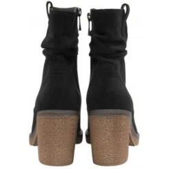 Black Textile Danica Heeled Ankle Boots | Lotus -Delux Shoes Shop black textile danica heeled ankle boots lotus p13360 32014 medium
