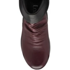 Bordo Leather Cordelia Wedge Ankle Boots | Lotus -Delux Shoes Shop bordo leather cordelia wedge ankle boots lotus p13470 31991 medium