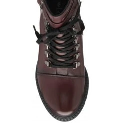 Bordo Leather Virginia Heeled Zip-Up Ankle Boots | Lotus -Delux Shoes Shop bordo leather virginia heeled zip up ankle boots lotus p13440 32455 medium