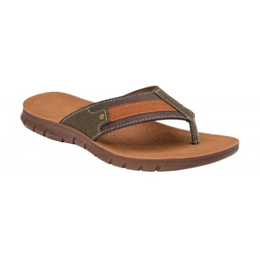 Brown Ian Toe-Post Sandals | Lotus -Delux Shoes Shop brown ian toe post sandals lotus p12994 30525 medium