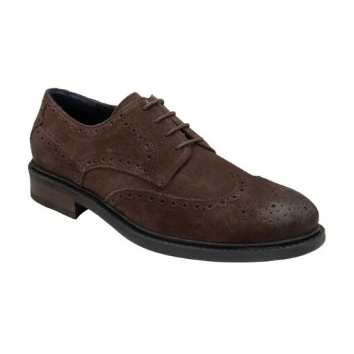 Brown Suede Dunford Lace-Up Brogues | Lotus -Delux Shoes Shop brown suede dunford lace up brogues lotus p13548 32072 medium