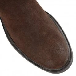 Brown Suede & Leather Fabian Slip-On Boots | Lotus -Delux Shoes Shop brown suede leather fabian slip on boots lotus p12853 29427 medium