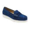 Cobalt Blue Suede Asher Loafers | Lotus -Delux Shoes Shop cobalt blue suede asher loafers lotus p13208 31600 medium