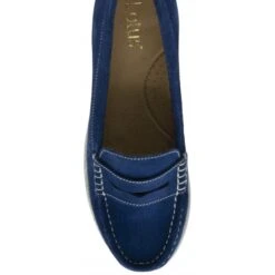 Cobalt Blue Suede Asher Loafers | Lotus -Delux Shoes Shop cobalt blue suede asher loafers lotus p13208 31603 medium