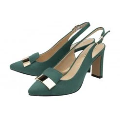 Green Microfibre Elyse Slingback Court Shoes | Lotus -Delux Shoes Shop green microfibre elyse slingback court shoes lotus p13618 33046 medium