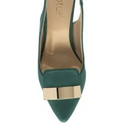 Green Microfibre Elyse Slingback Court Shoes | Lotus -Delux Shoes Shop green microfibre elyse slingback court shoes lotus p13618 33048 medium