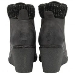 Grey Philomena Wedge Ankle Boots | Lotus -Delux Shoes Shop grey philomena wedge ankle boots lotus p13039 30811 medium