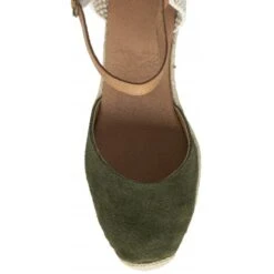 Khaki Suede Antonella Espadrille Wedge Shoes | Lotus -Delux Shoes Shop khaki suede antonella espadrille wedge shoes lotus p13345 31813 medium