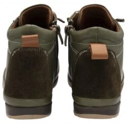 Khaki & Tan Leather Frida Ankle Boots | Lotus -Delux Shoes Shop khaki tan leather frida ankle boots lotus p13474 32118 medium