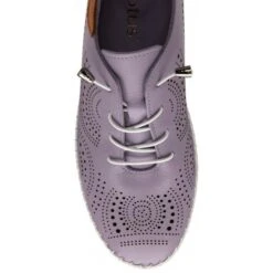 Lilac Leather Katya Casual Shoes | Lotus -Delux Shoes Shop lilac leather katya casual shoes lotus p13602 33280 medium