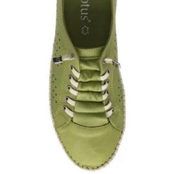 Lime Green Leather Kamari Casual Shoes | Lotus -Delux Shoes Shop lime green leather kamari casual shoes lotus p13761 33200 medium