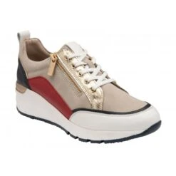 Natural Multi-Leather Sanford Casual Trainers | Stressless By Lotus